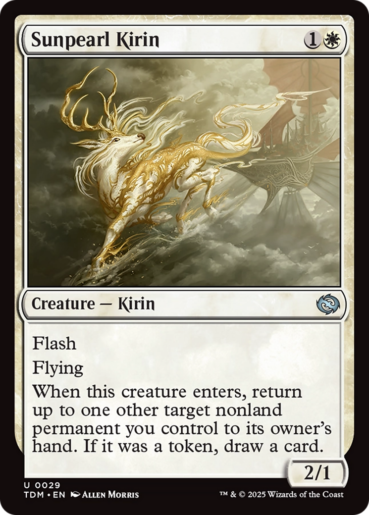 Sunpearl Kirin (029) - Tarkir: Dragonstorm