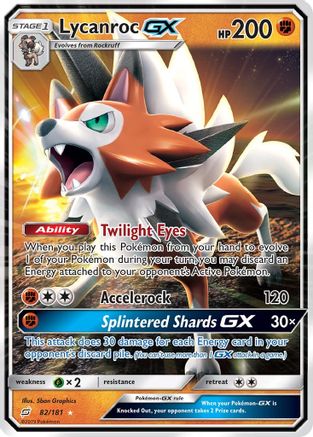 Lycanroc GX (82) Holofoil - SM Team Up
