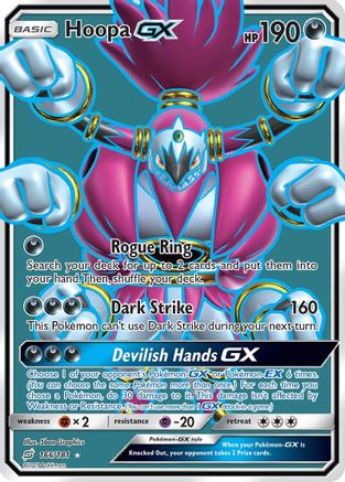 Hoopa GX (Full Art) (166) Holofoil - SM Team Up