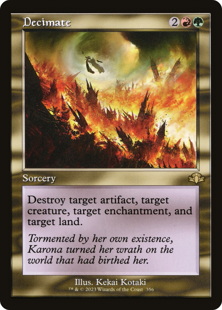 Decimate (Retro) (356) - Dominaria Remastered