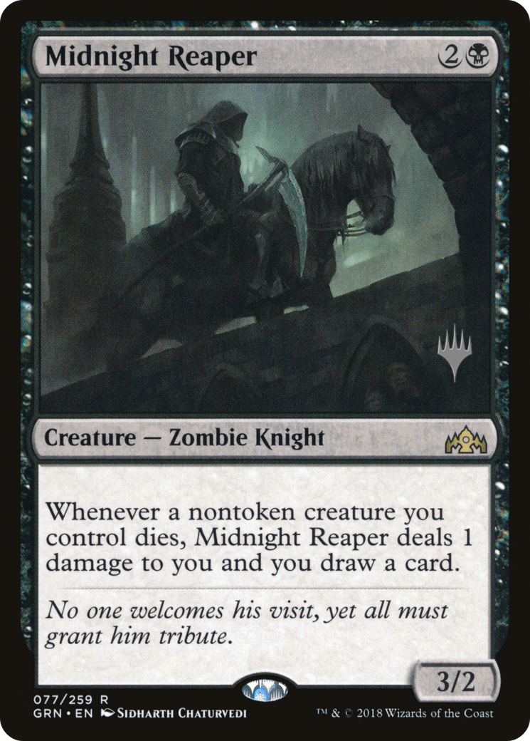 Midnight Reaper (077) Foil - Guilds of Ravnica Promos