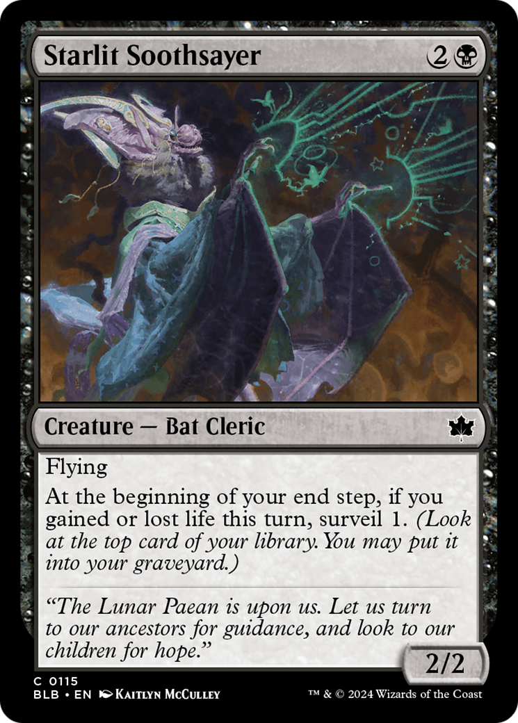 Starlit Soothsayer (115) - Bloomburrow