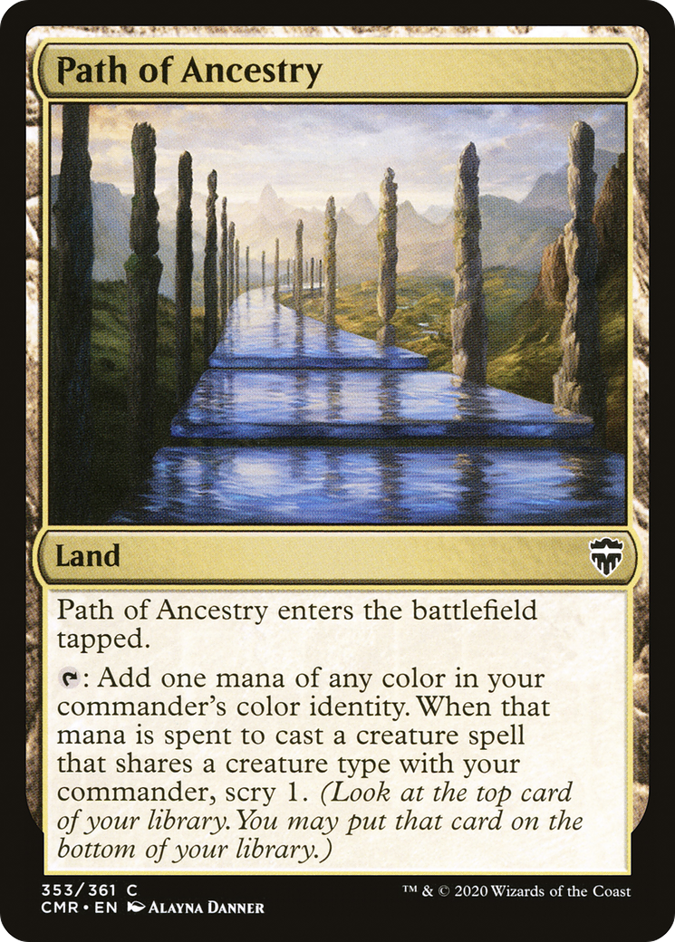 Path of Ancestry (353) Foil - Commander Legends