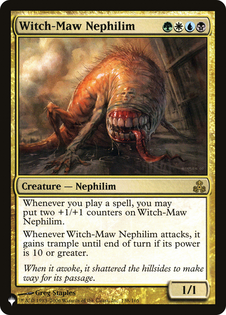 Witch-Maw Nephilim (GPT-138) - The List