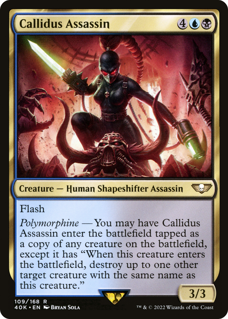 Callidus Assassin (109) - Warhammer 40,000 Commander