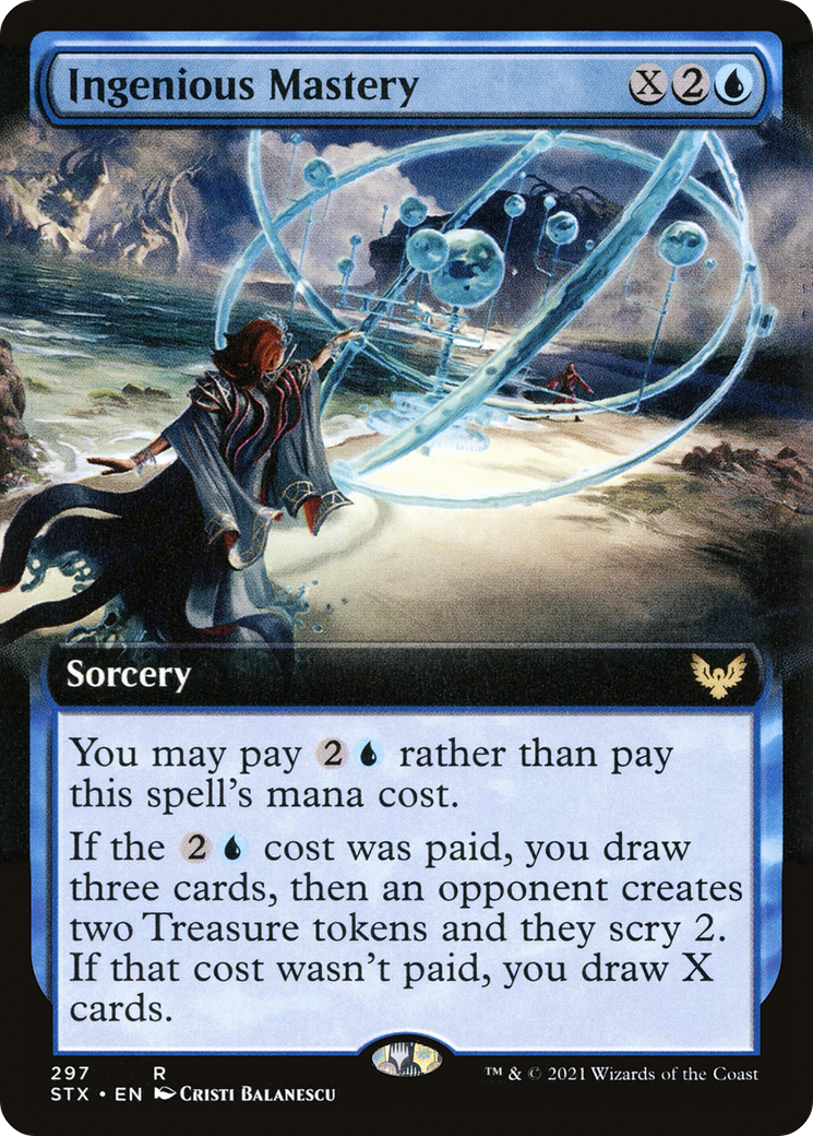 Ingenious Mastery (Extended Art) (297) - Strixhaven: School of Mages