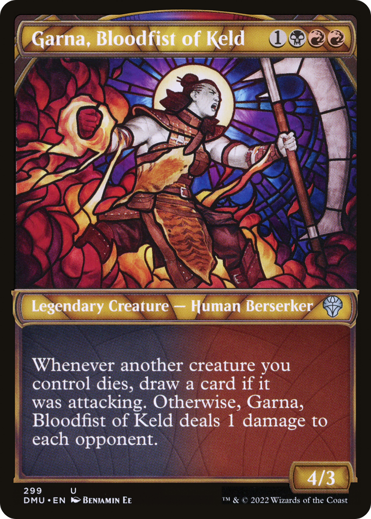 Garna, Bloodfist of Keld (Showcase) (299) - Dominaria United