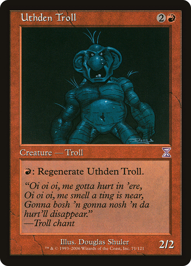 Uthden Troll (Retro) (071) Foil - Time Spiral Timeshifted