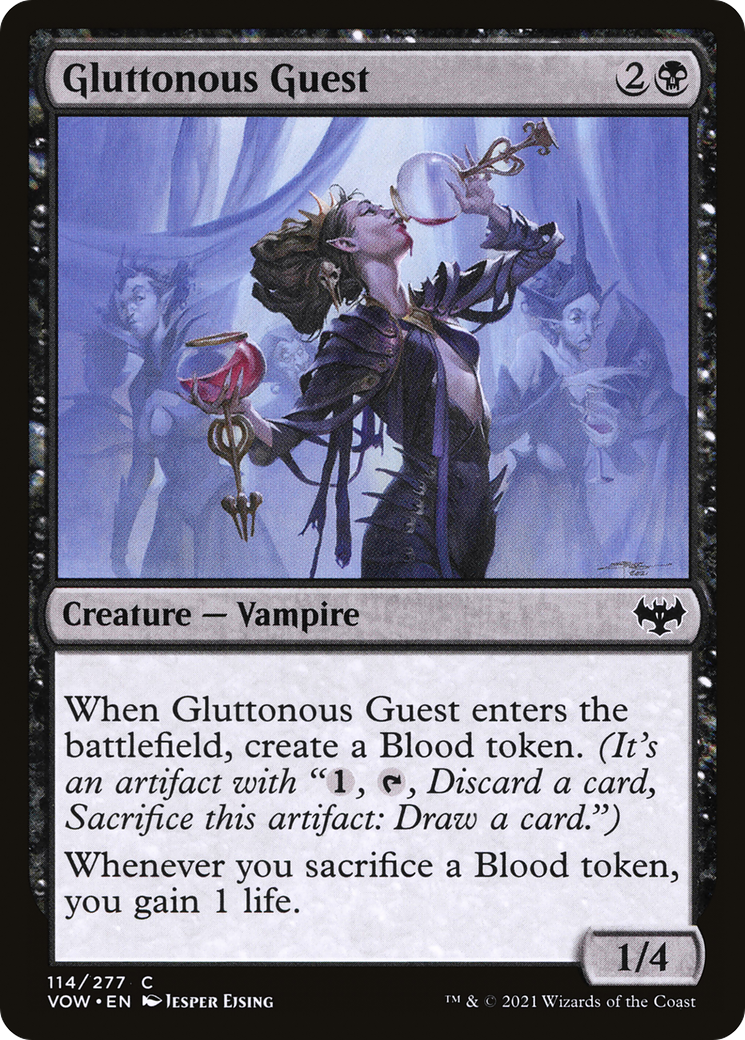 Gluttonous Guest (114) Foil - Innistrad: Crimson Vow