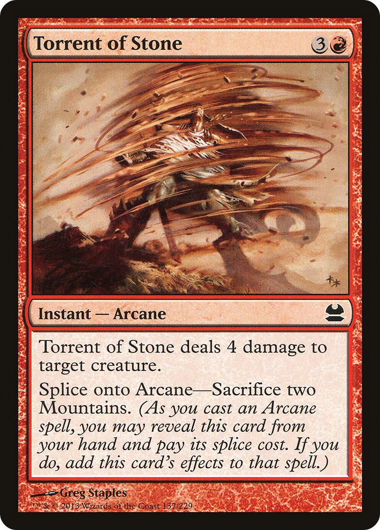 Torrent of Stone (137) - Modern Masters