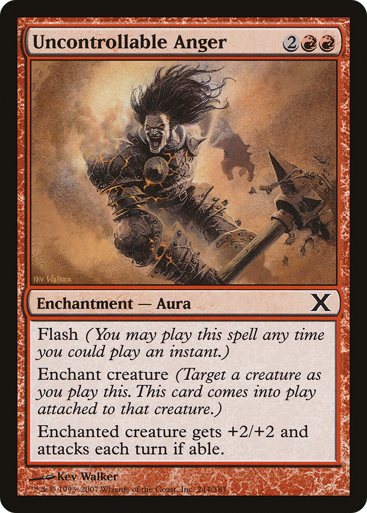 Uncontrollable Anger (244) - Tenth Edition