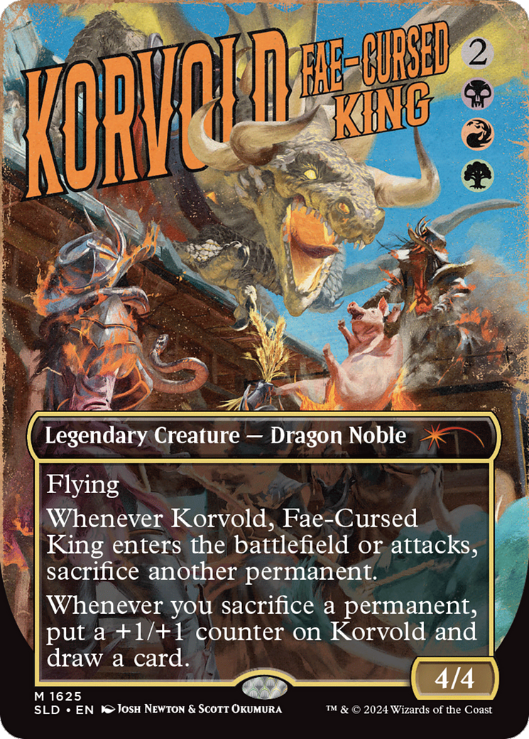 Korvold, Fae-Cursed King (1625) - Secret Lair Drop