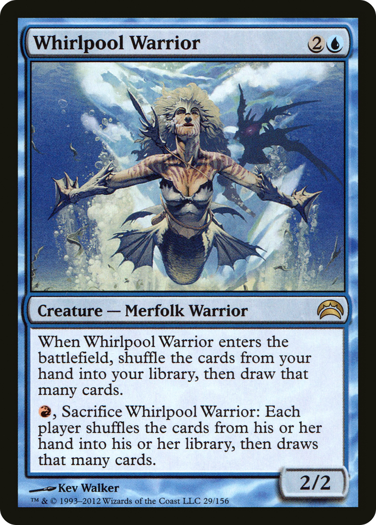 Whirlpool Warrior (029) Foil - Planechase 2012