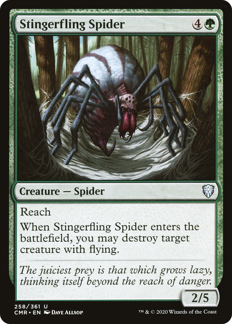 Stingerfling Spider (258) - Commander Legends
