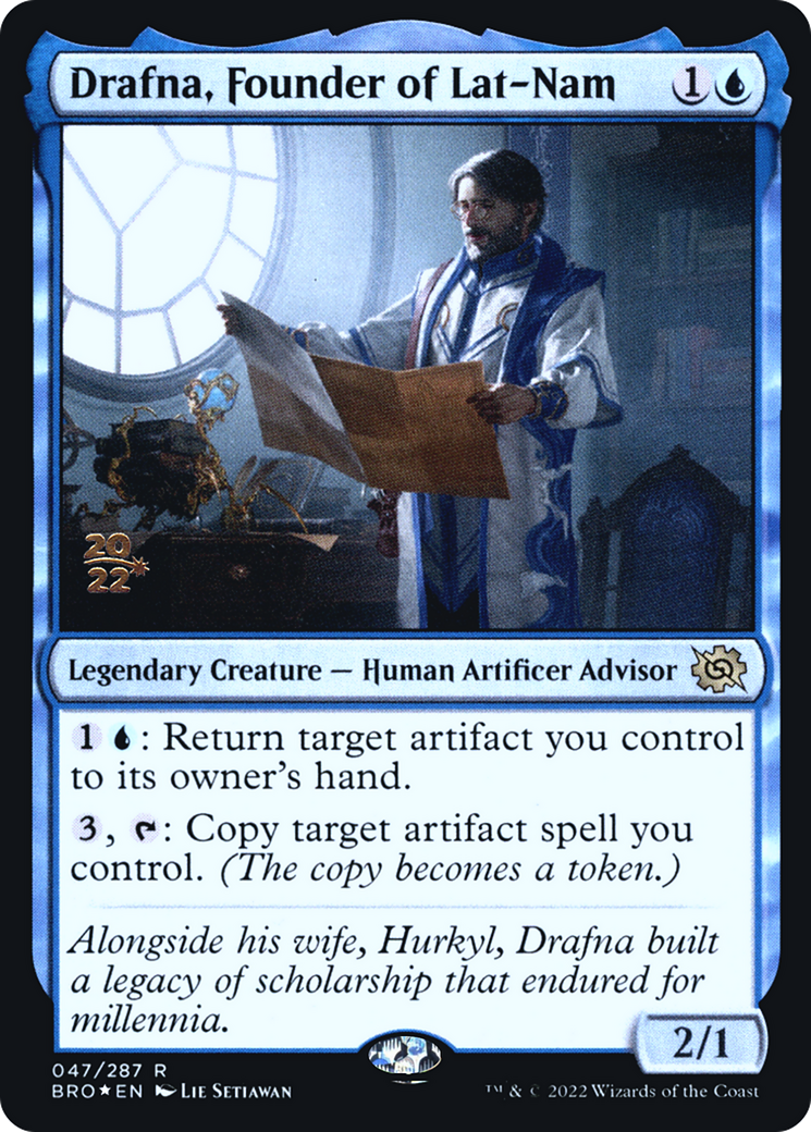 Drafna, Founder of Lat-Nam (047) Foil - The Brothers' War Promos