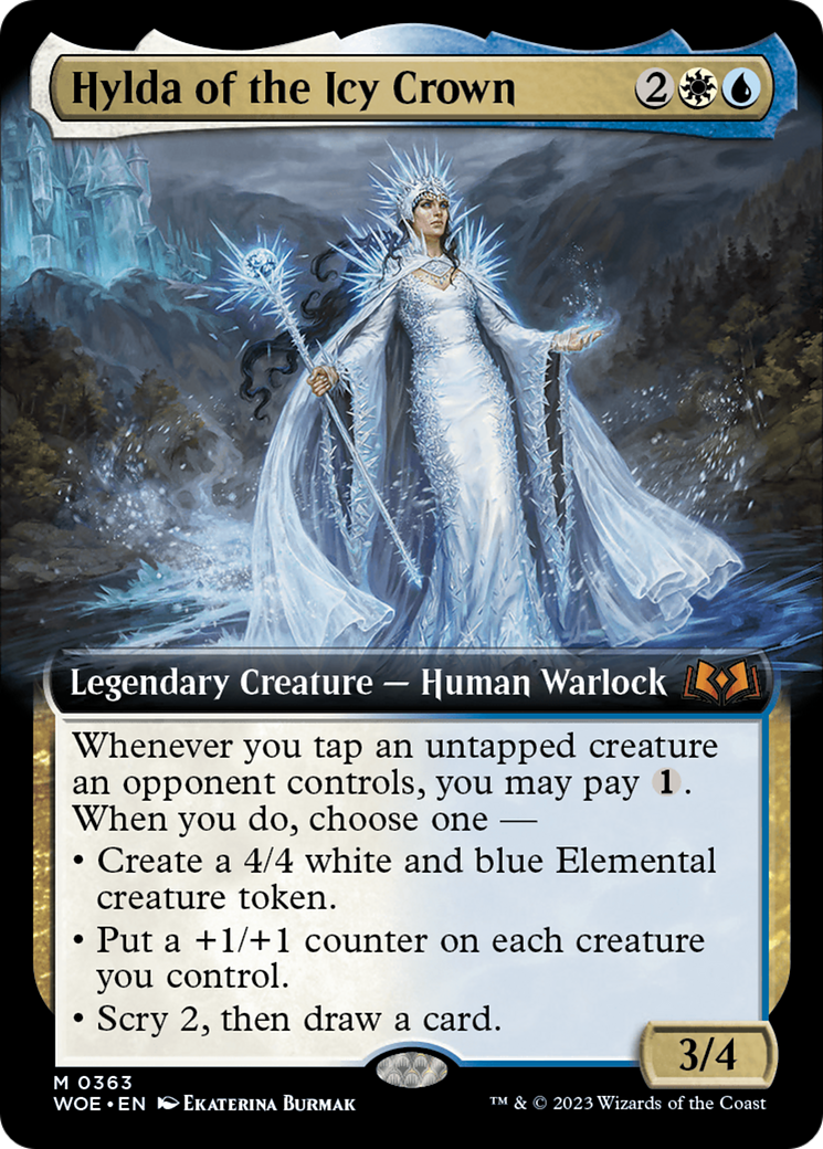 Hylda of the Icy Crown (Extended Art) (363) - Wilds of Eldraine