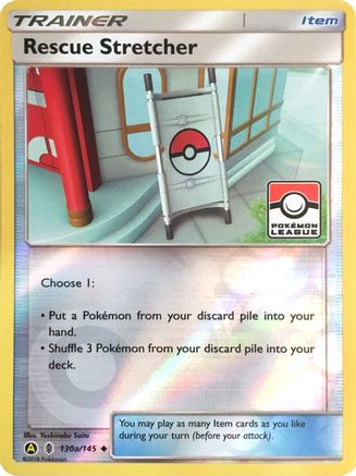 Rescue Stretcher - 130a/145 (Pokemon League) (130a) Reverse Holofoil - League & Championship Cards