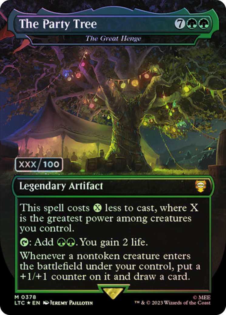The Party Tree – The Great Henge (Serial Numbered) (378) Foil - Tales of Middle-earth Commander
