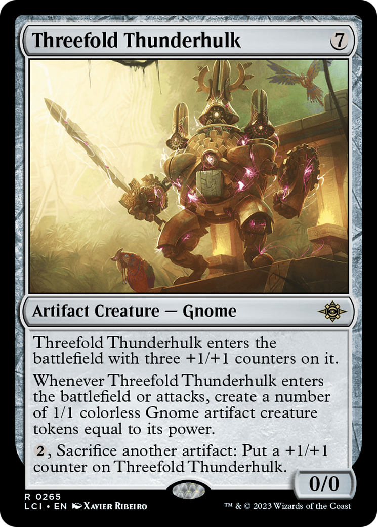 Threefold Thunderhulk (265) - The Lost Caverns of Ixalan
