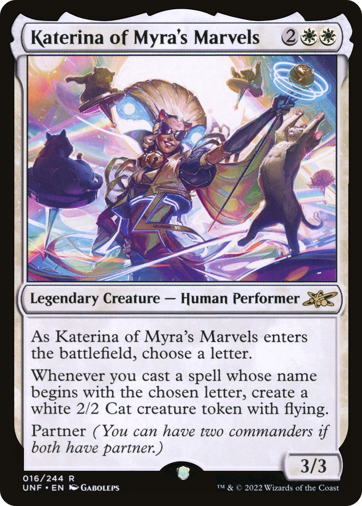 Katerina of Myra's Marvels (016) Foil - Unfinity