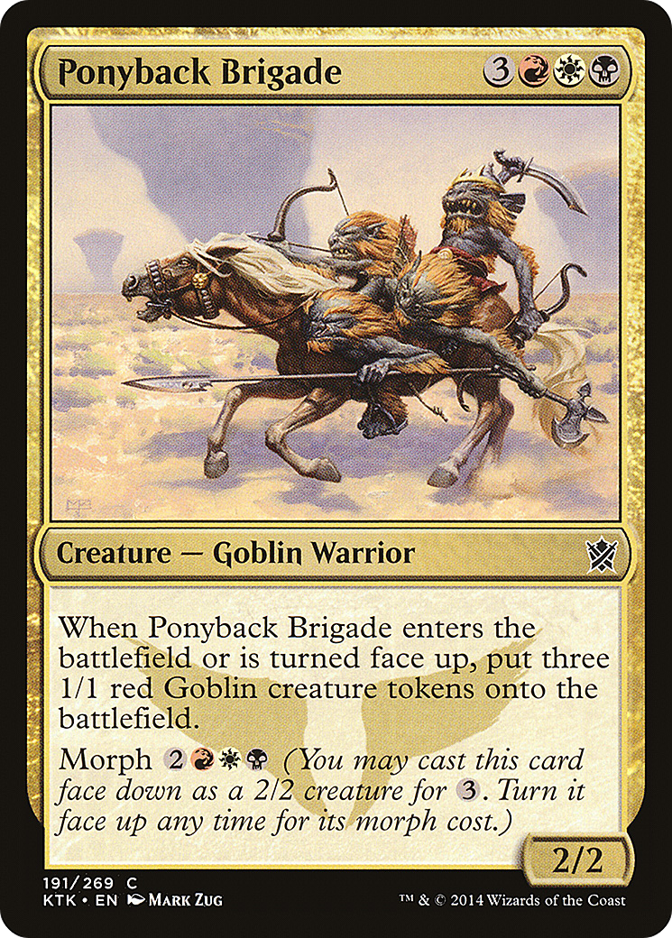 Ponyback Brigade (191) - Khans of Tarkir