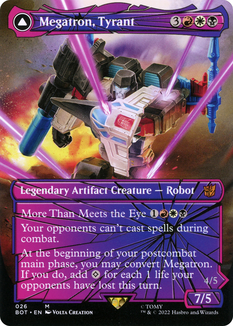 Megatron, Tyrant // Megatron, Destructive Force (026) Foil - Transformers