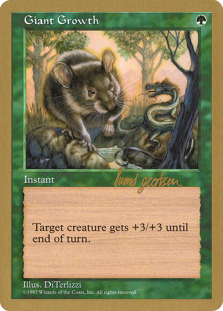 Giant Growth (Retro) (sg299) - World Championship Decks 1997