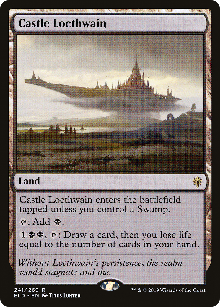Castle Locthwain (241) Foil - Throne of Eldraine