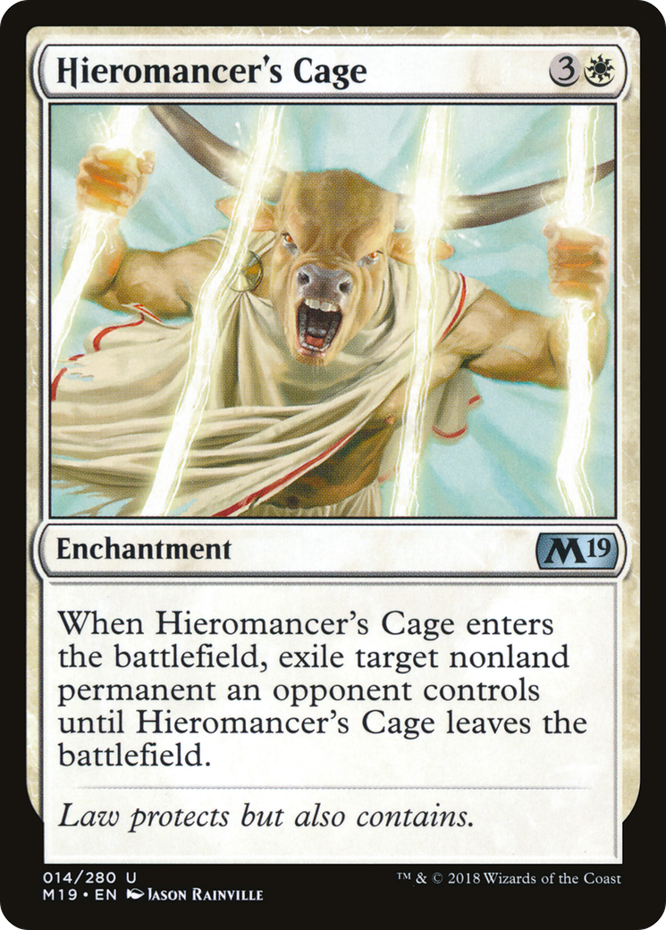 Hieromancer's Cage (014) Foil - Core Set 2019