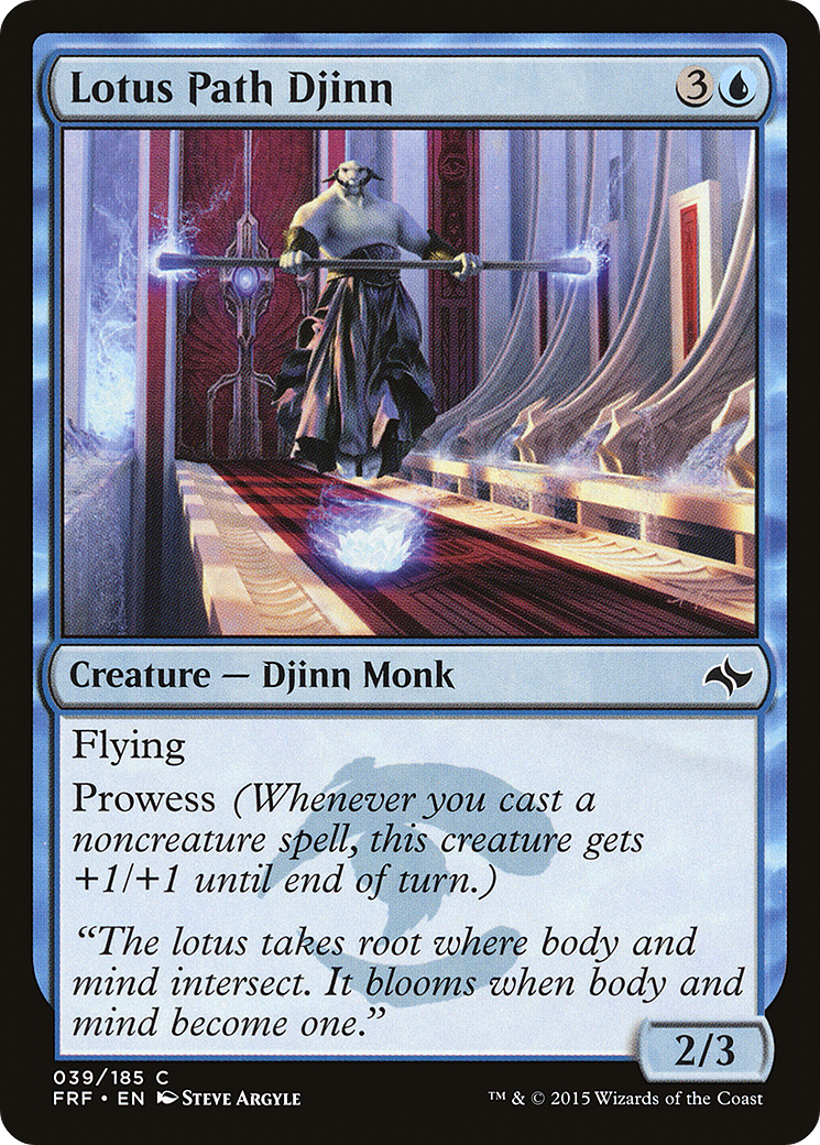 Lotus Path Djinn (039) - Fate Reforged