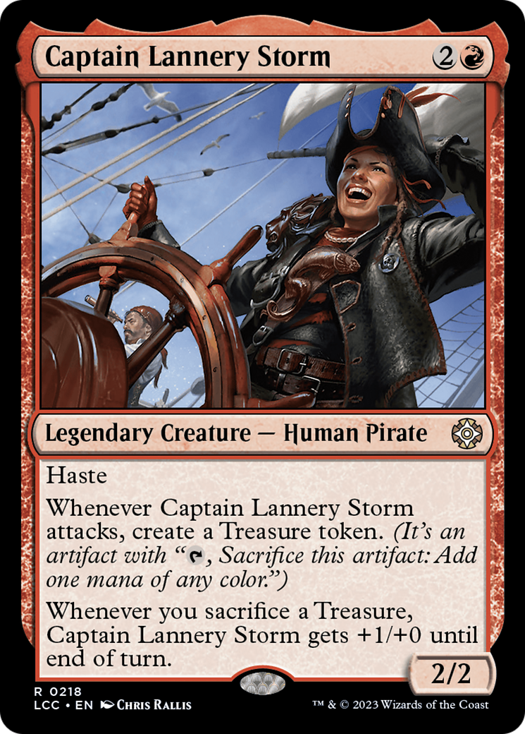 Captain Lannery Storm (218) - The Lost Caverns of Ixalan Commander