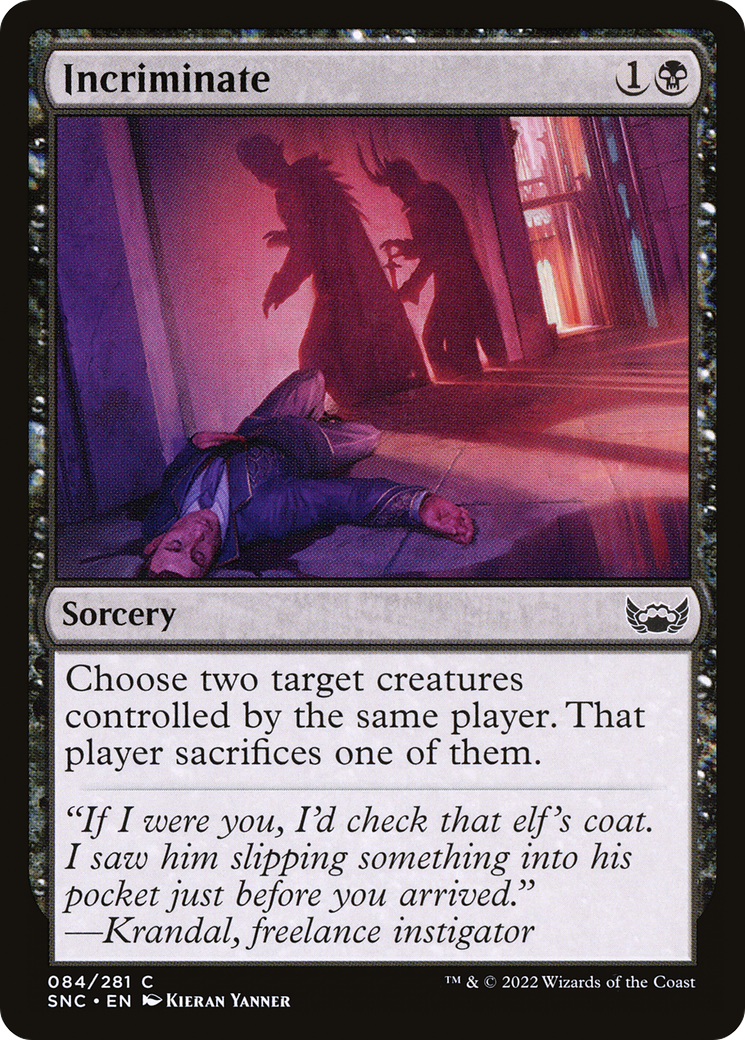 Incriminate (084) Foil - Streets of New Capenna