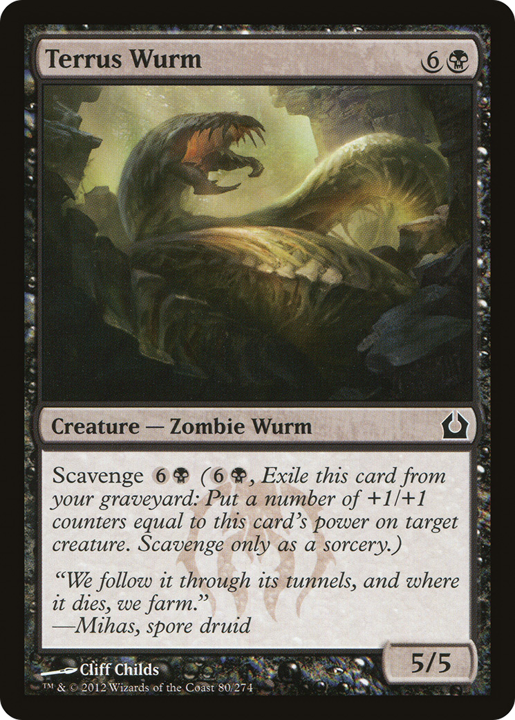 Terrus Wurm (080) - Return to Ravnica