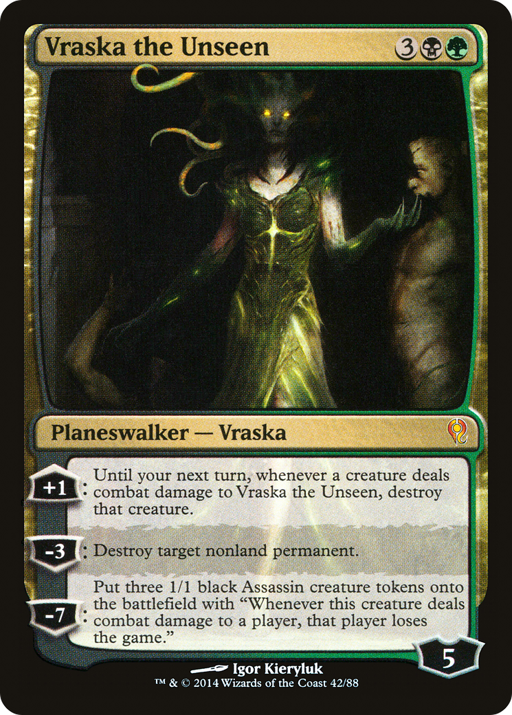 Vraska the Unseen (042) Foil - Duel Decks: Jace vs. Vraska