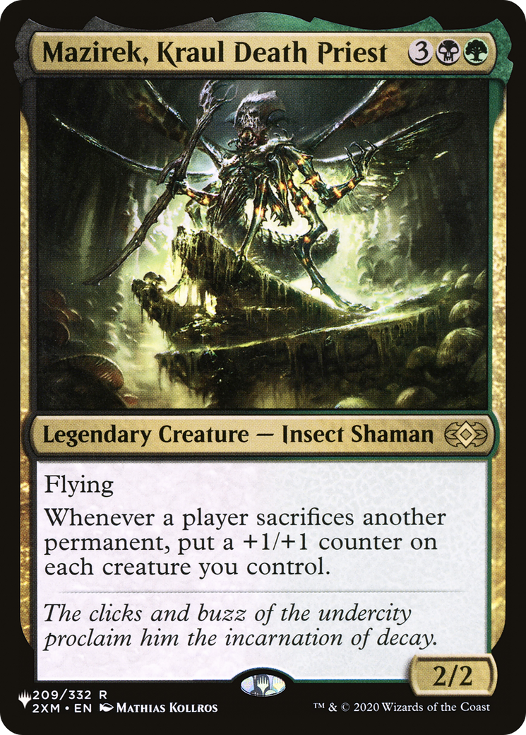 Mazirek, Kraul Death Priest (2XM-209) - The List