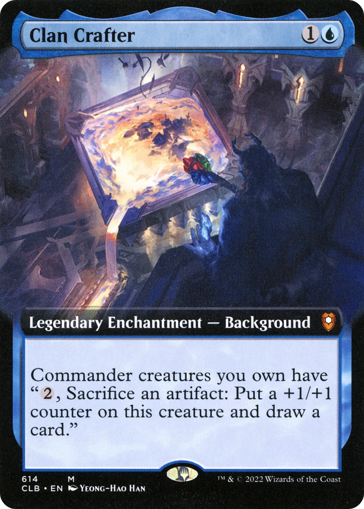 Clan Crafter (Extended Art) (614) Foil - Commander Legends: Battle for Baldur's Gate