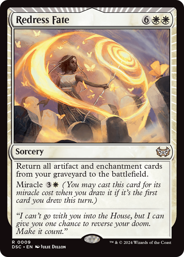 Redress Fate (009) - Duskmourn: House of Horror Commander