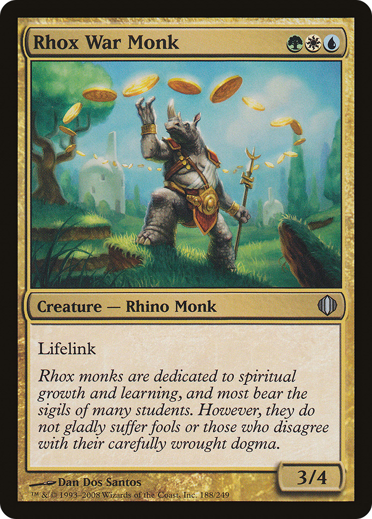 Rhox War Monk (188) Foil - Shards of Alara