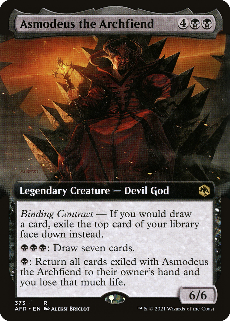Asmodeus the Archfiend (Extended Art) (373) - Adventures in the Forgotten Realms