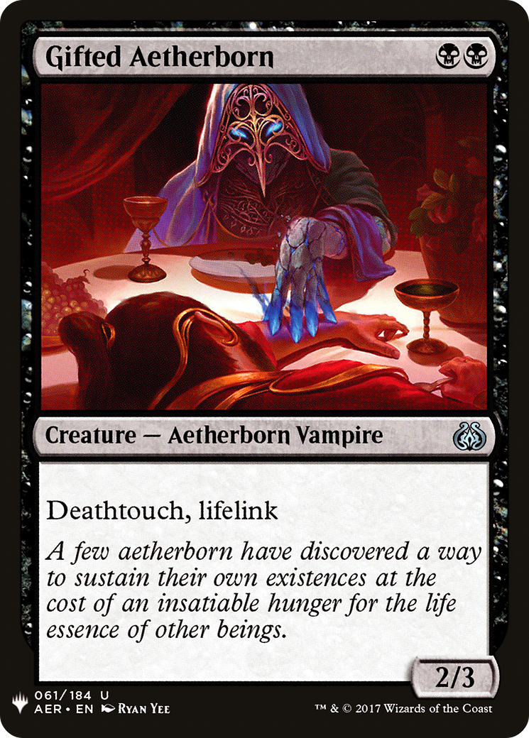 Gifted Aetherborn (AER-61) - The List