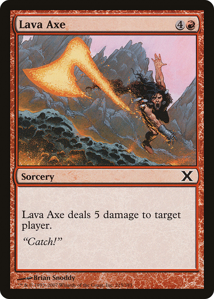 Lava Axe (215) - Tenth Edition