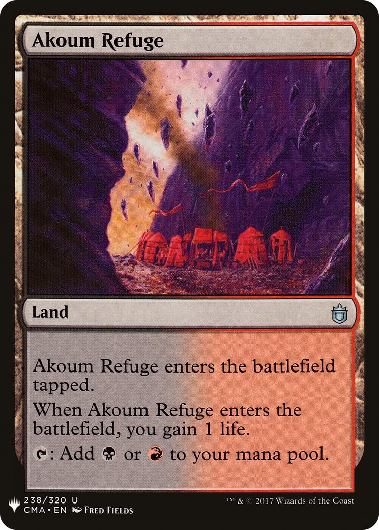 Akoum Refuge (CMA-238) - The List