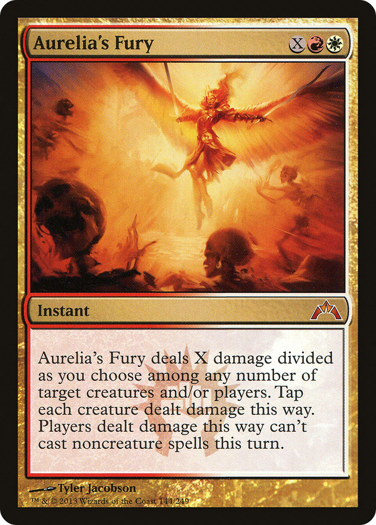 Aurelia's Fury (144) Foil - Gatecrash