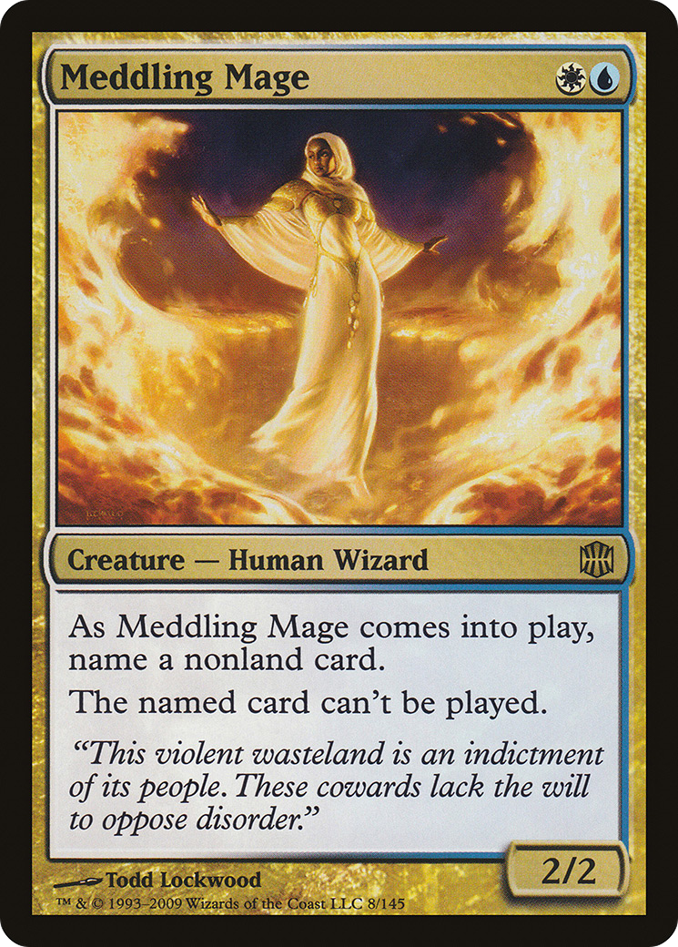 Meddling Mage (008) Foil - Alara Reborn
