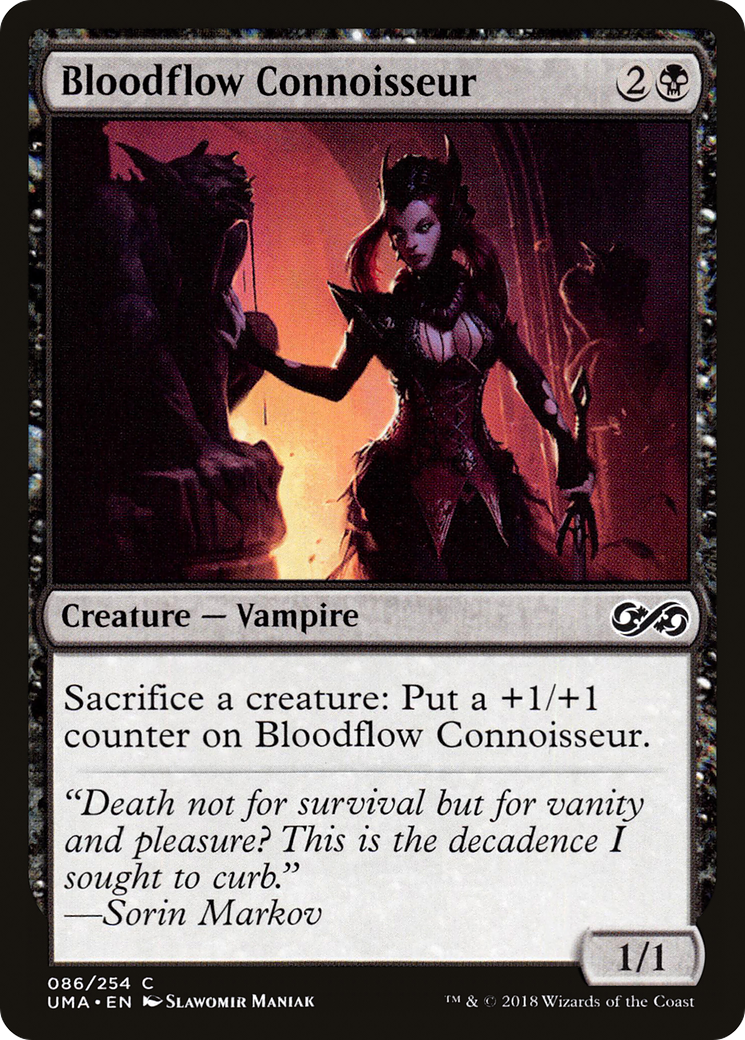 Bloodflow Connoisseur (086) Foil - Ultimate Masters