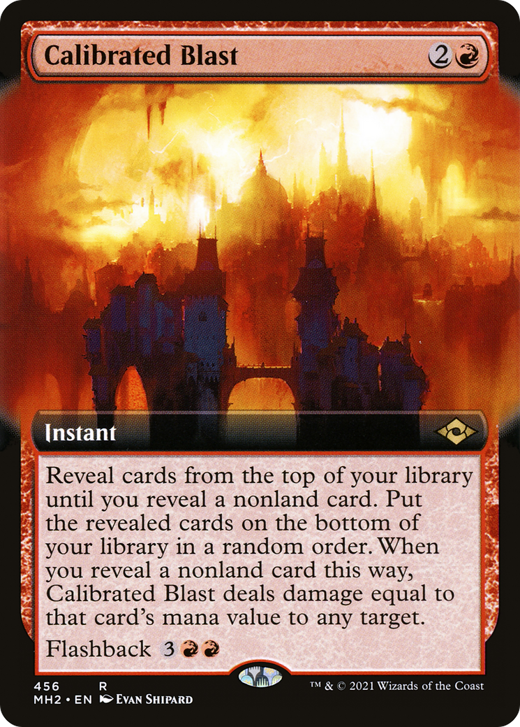 Calibrated Blast (Extended Art) (456) - Modern Horizons 2