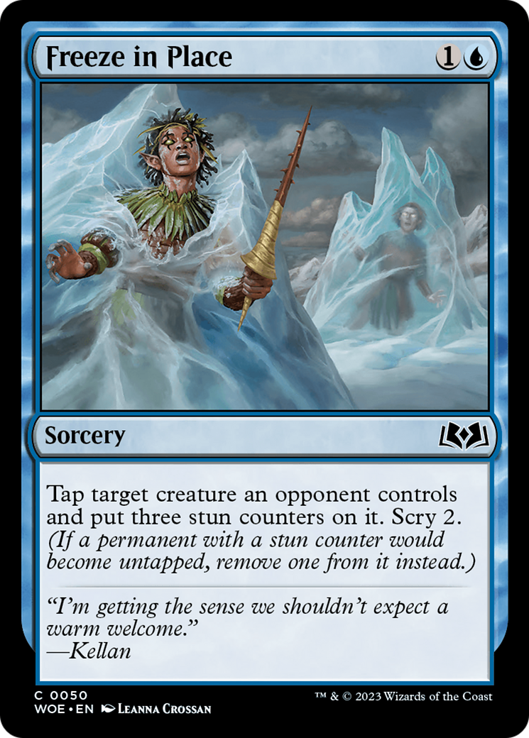Freeze in Place (050) Foil - Wilds of Eldraine