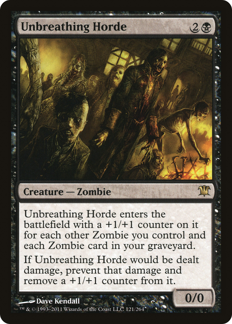 Unbreathing Horde (121) Foil - Innistrad