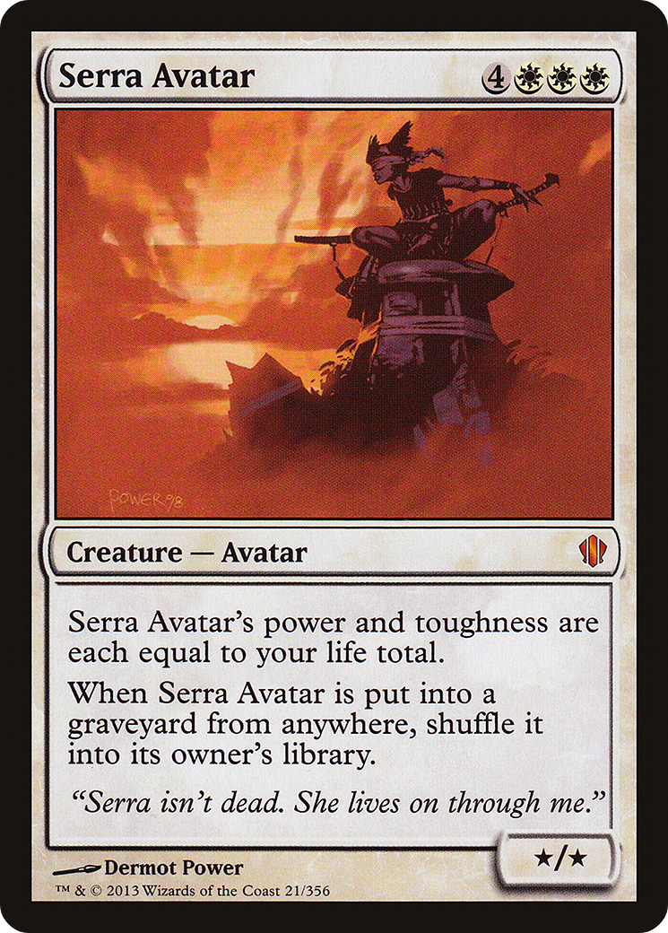 Serra Avatar (021) - Commander 2013