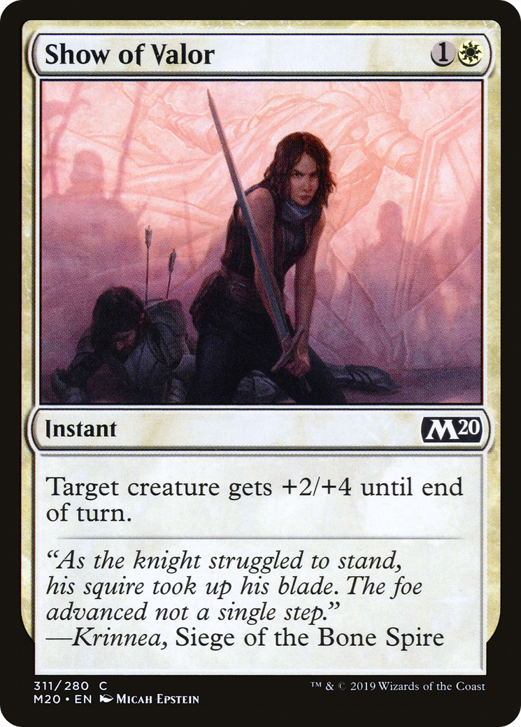 Show of Valor (311) - Core Set 2020